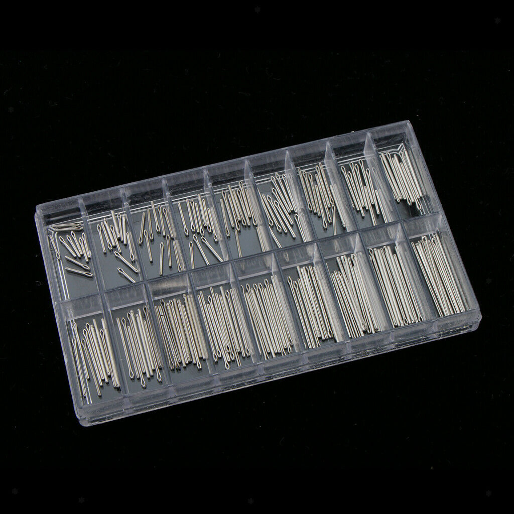 180pcs Bulk 8-26mm Stainless Steel Watches Band Link Pin Assortment Tool Kit