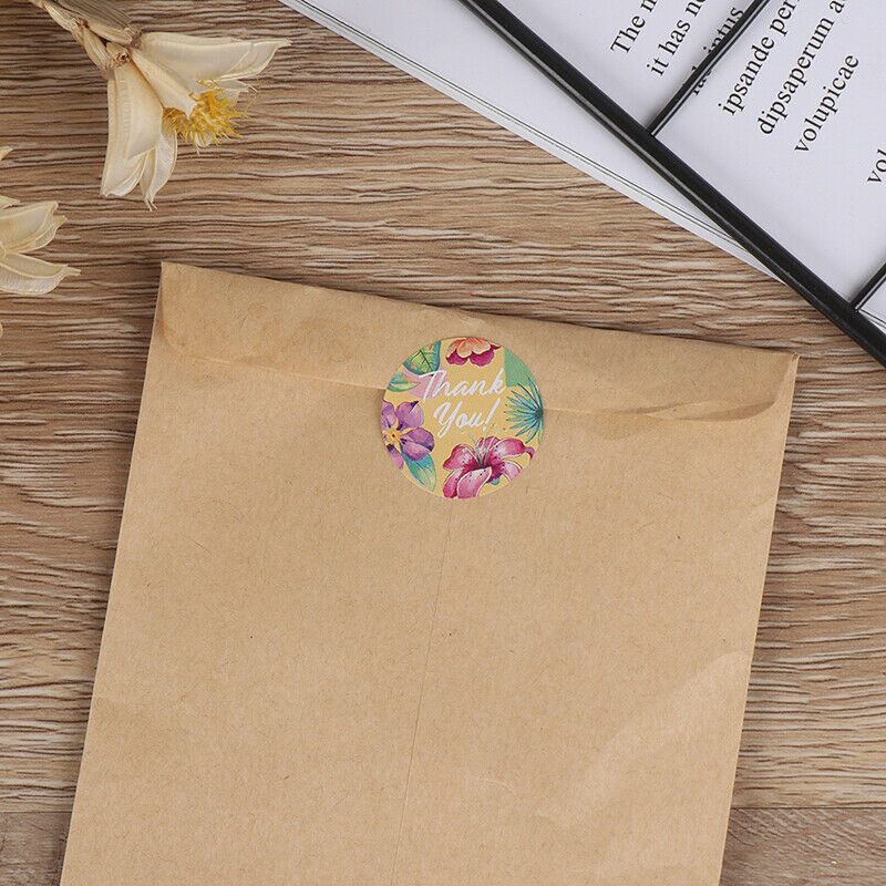 500Pcs/roll Animal flower Stickers for seal label scrapbooking Stationery deADD