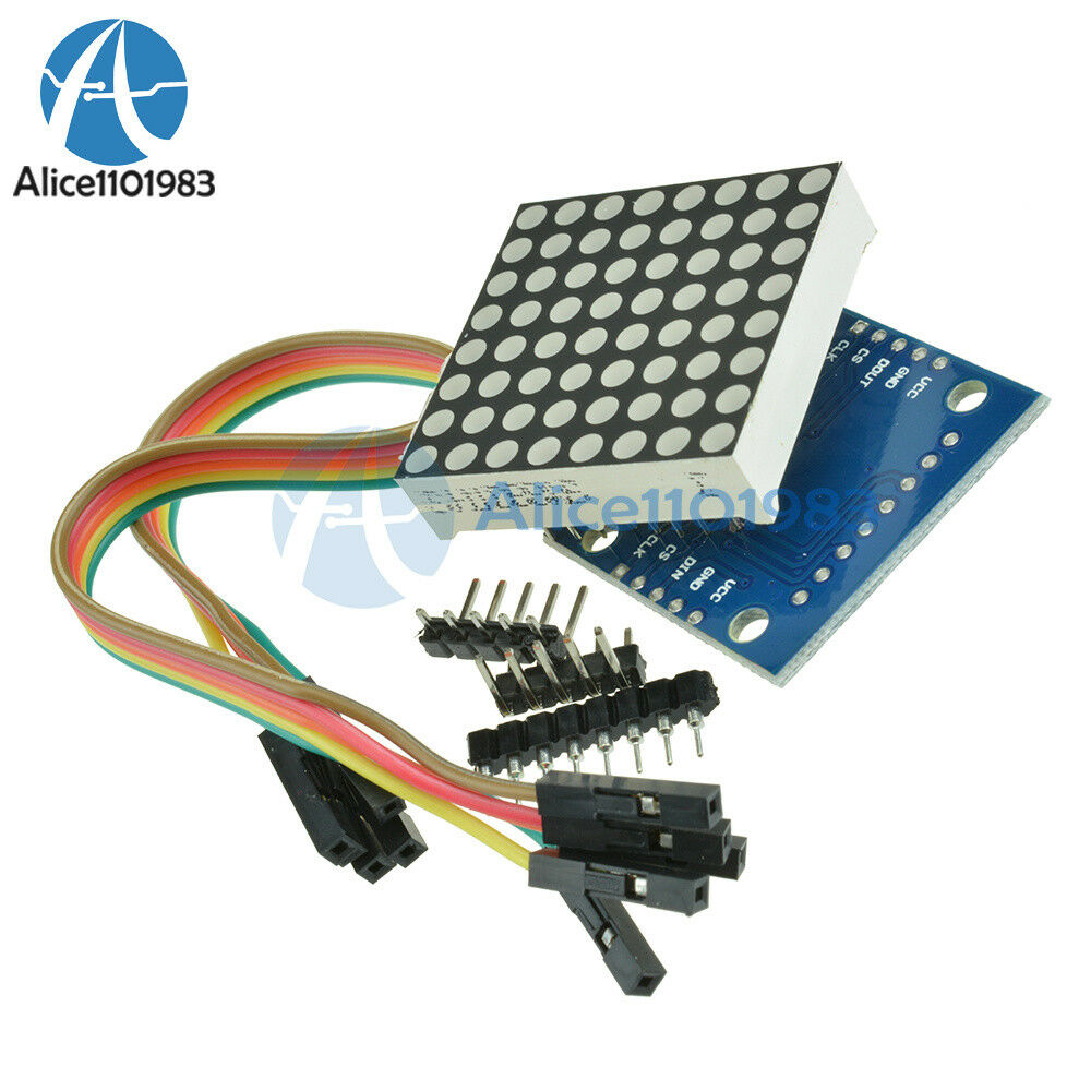 10PCS Arduino microcontroller MAX7219 dot matrix module control Display DIY KIT
