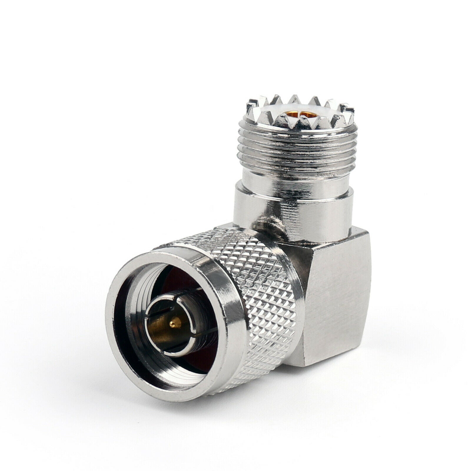 10pcs UHF Female Jack SO239 to N Male Plug Adapter 90¡ãRight Angle RF CA
