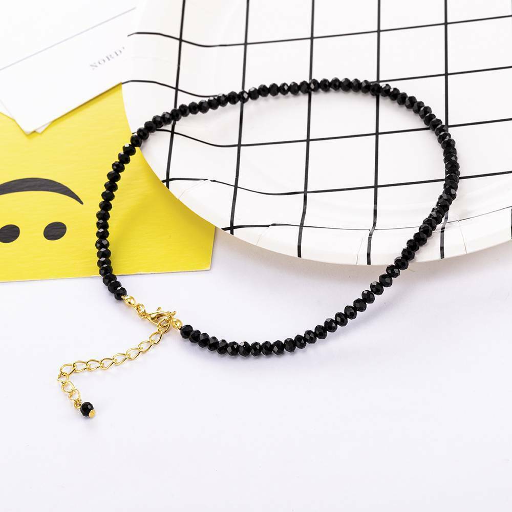 1X Charm Women Black Crystal Clavicle Choker Necklace Pendant Party Jewelry Gift