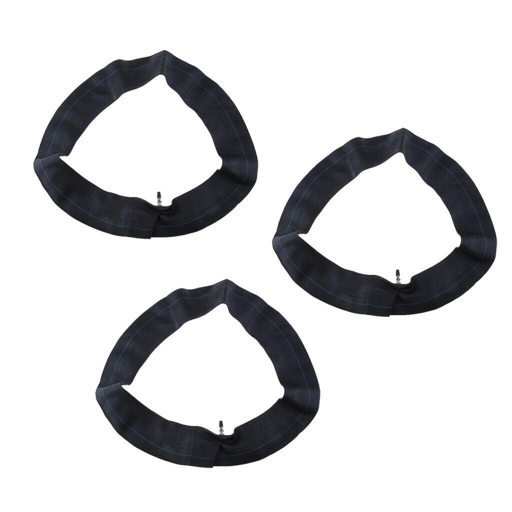 3pcs Black 14 Inch 90/100-14 Rear Wheel Inner Tube Motorcycle Tires Parts