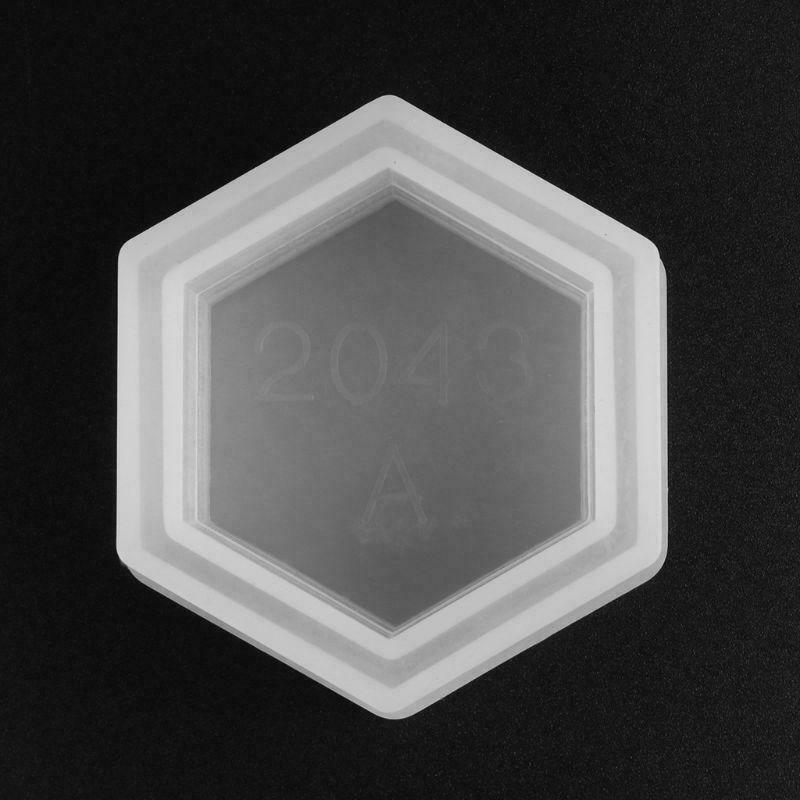 Hexagon Flower Pot DIY Silicone Molds Garden Planter Cement Concrete Vase Moulds