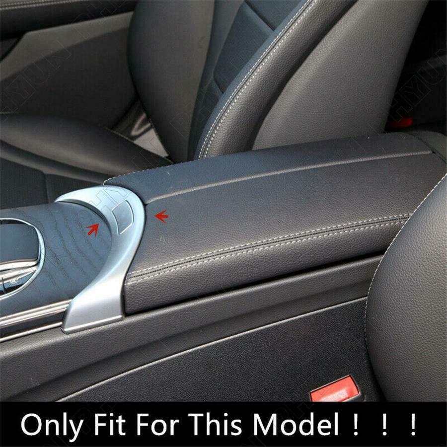For 2015-2020 Mercedes Benz C Class W205 GLC X253 Armrest Box Button Frame Trim
