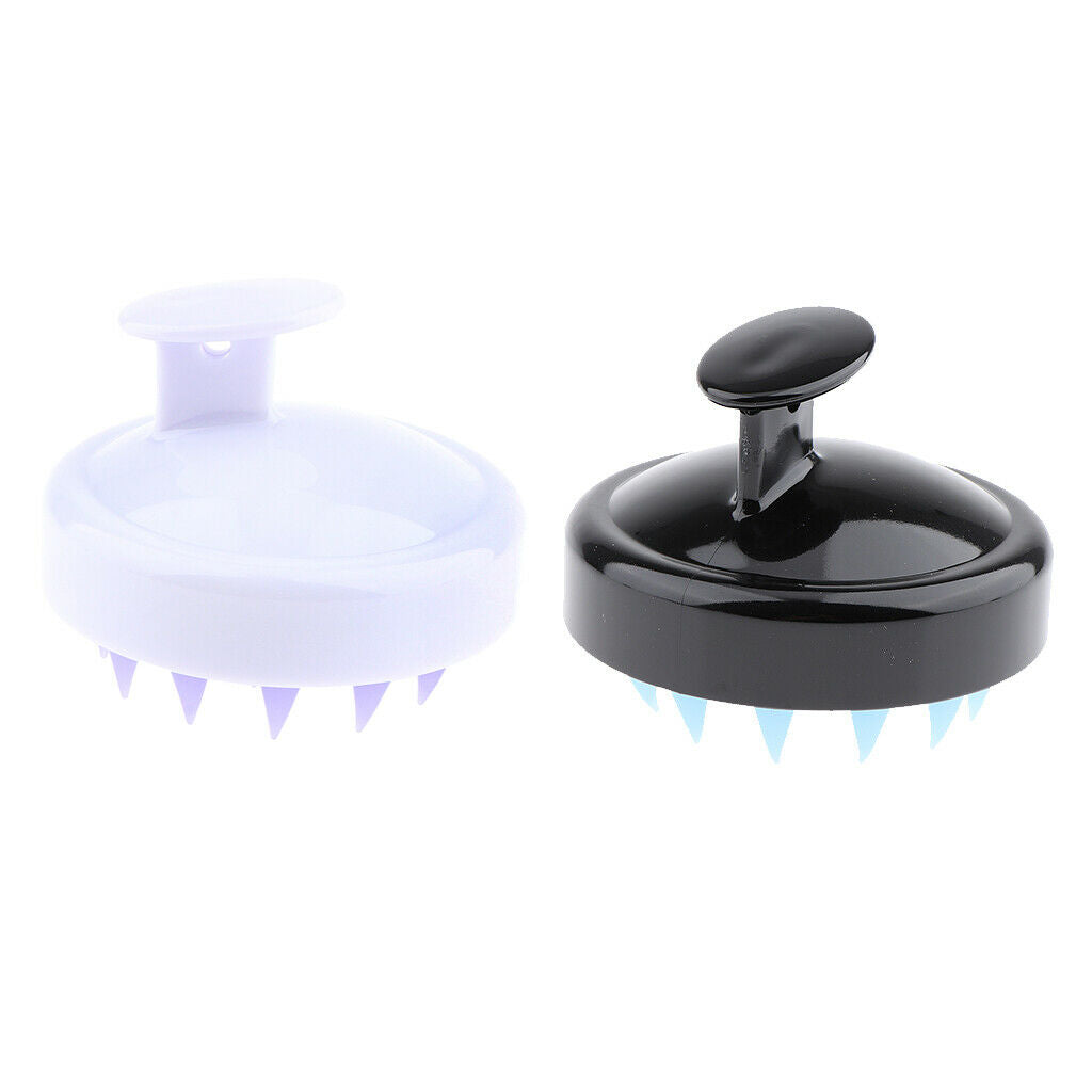 2Pcs Silicone Hair Scalp Massager Shampoo Brush for Kids Relieve Stress