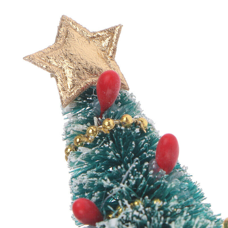 5pcs Merry Christmas Cake Toppers Xmas Tree Cupcake Picks Kids Birthday D.l8