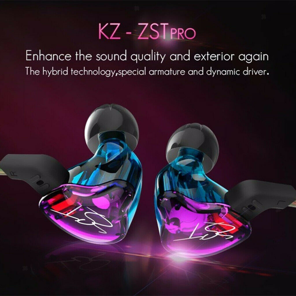 Balanced Armature+Dynamic Dual Driver Earphones In-Ear Earbud
