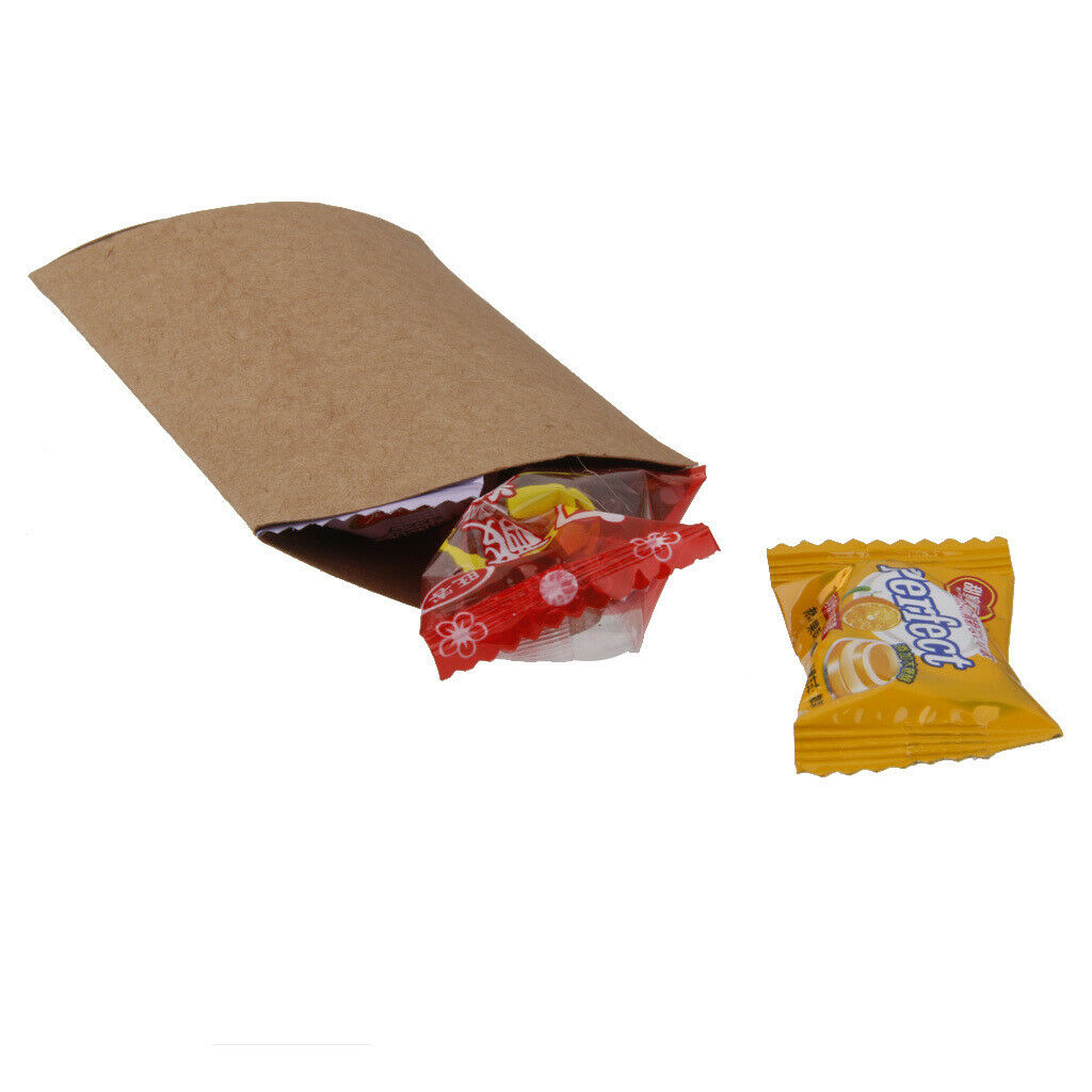 Wholesale 50 Brown Shabby Rustic Sweets Candy Gift Pillow Boxes Party Favor