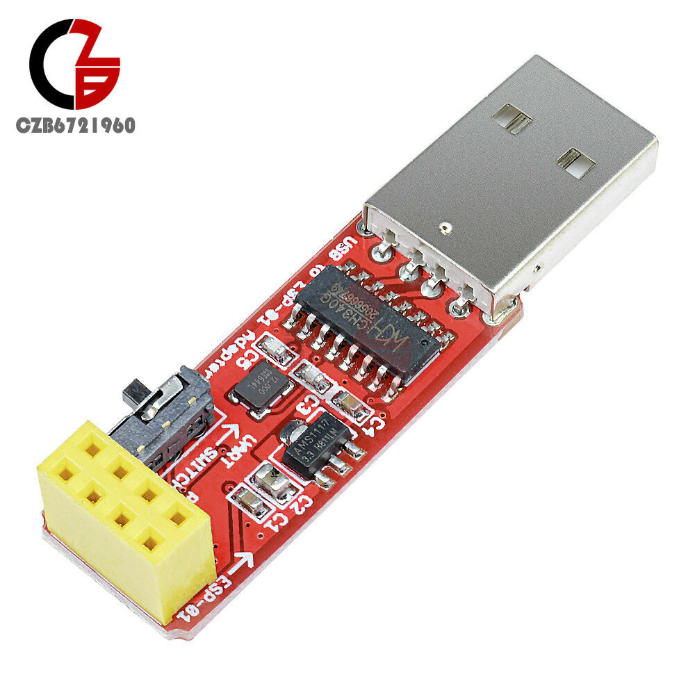 USB to ESP8266 ESP-01S Serial to Wireless Wifi Transceiver Module 3.3V UART