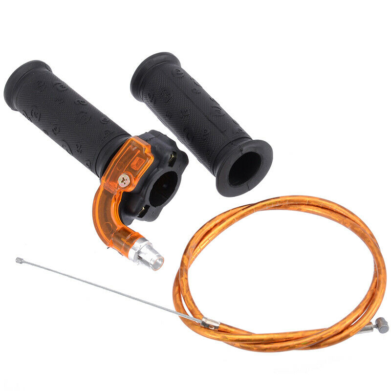 Gas Carburetor Throttle Cable Twist Handle Grips For 2 Stroke ATV Quad Mini MoI7