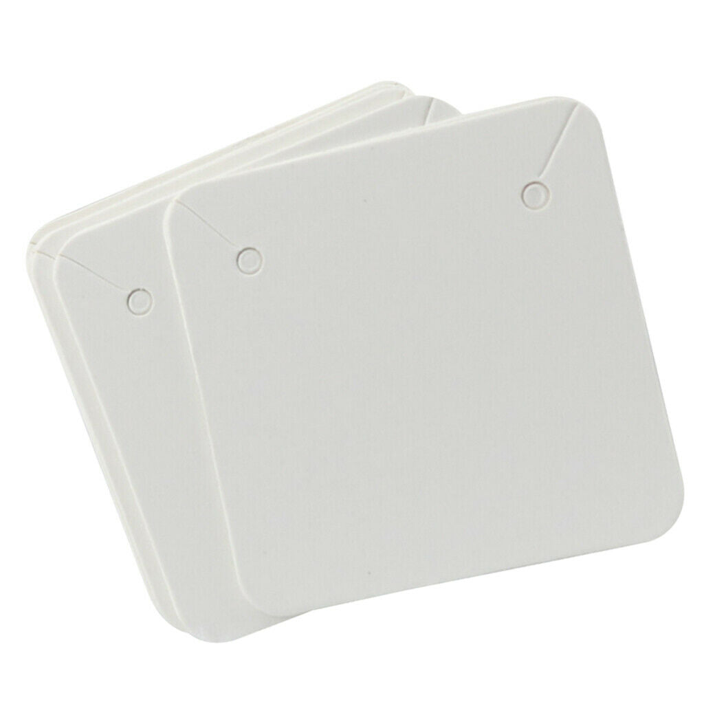 200x Necklace Display Holder Hanging Paper Card Package Decorative Organizer