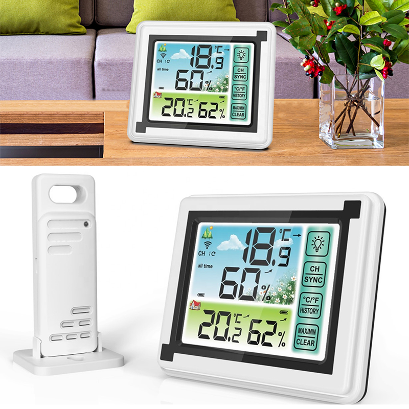 Weather station digital Thermometer Hygrometer Outdoor Indoor Temperature