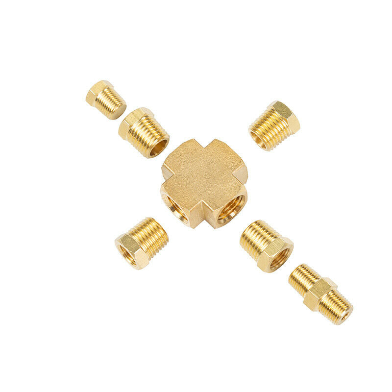 Adapter Oil Pressure Distributor Fit Oil Temperature Sensor 1/4"-18 1/8"-27 NPT