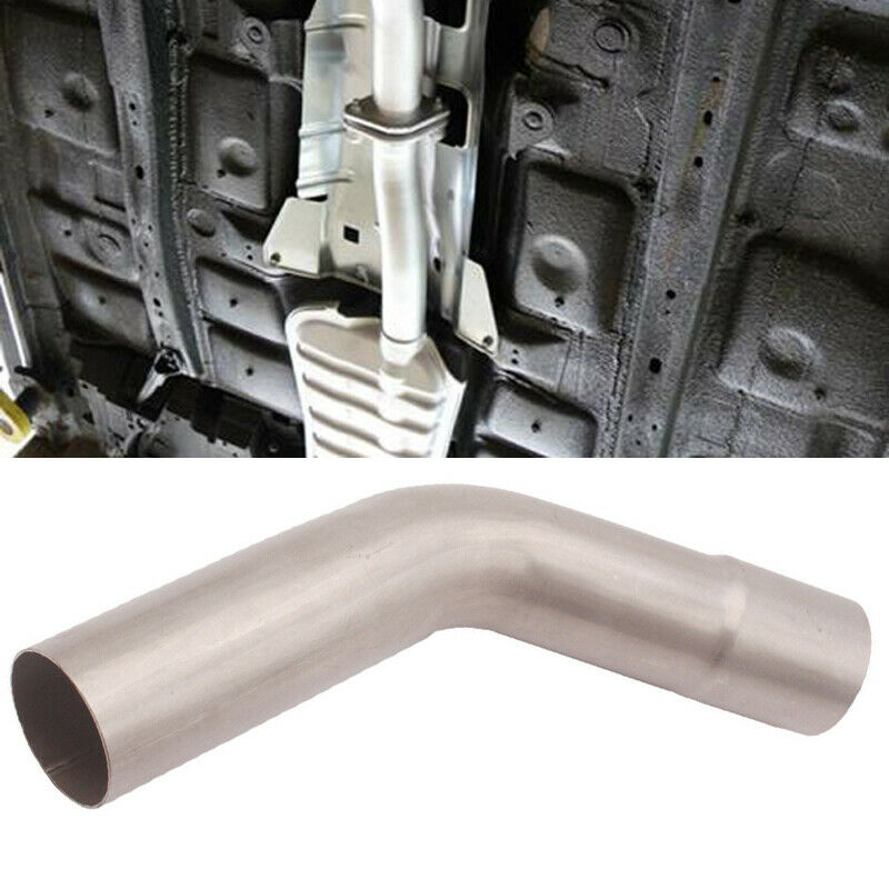 2.5" Car Exhaust Tubing Mandrel Bend Pipe 45Â° Expanded Tube Air Intake Stainless