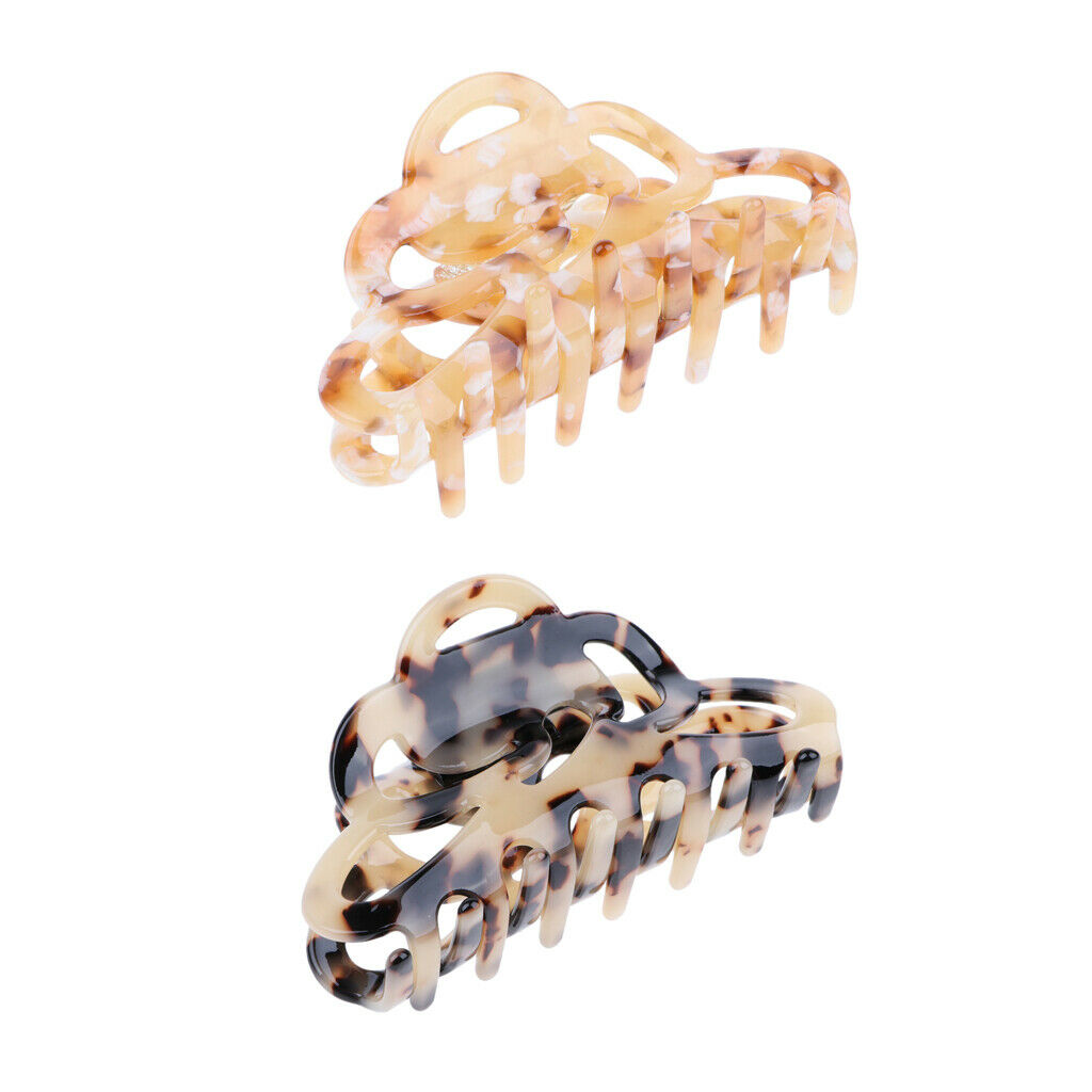 Claw Clip for Hair  of Shells Holding Clip Clamp for Woman Girl Lady - Beige, as