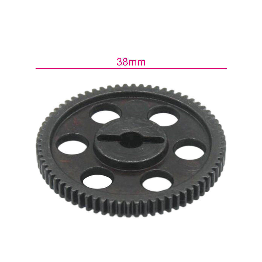 Black Metal Reduction Gear 70T Spare Parts for LC Racing Ptg-2 1/10 Assembly