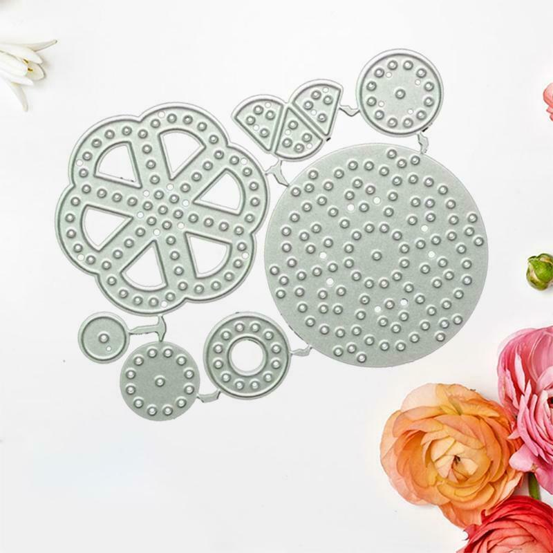 Flower Pendant Metal Cutting Dies Stencil DIY Scrapbooking Album Paper Card Mold