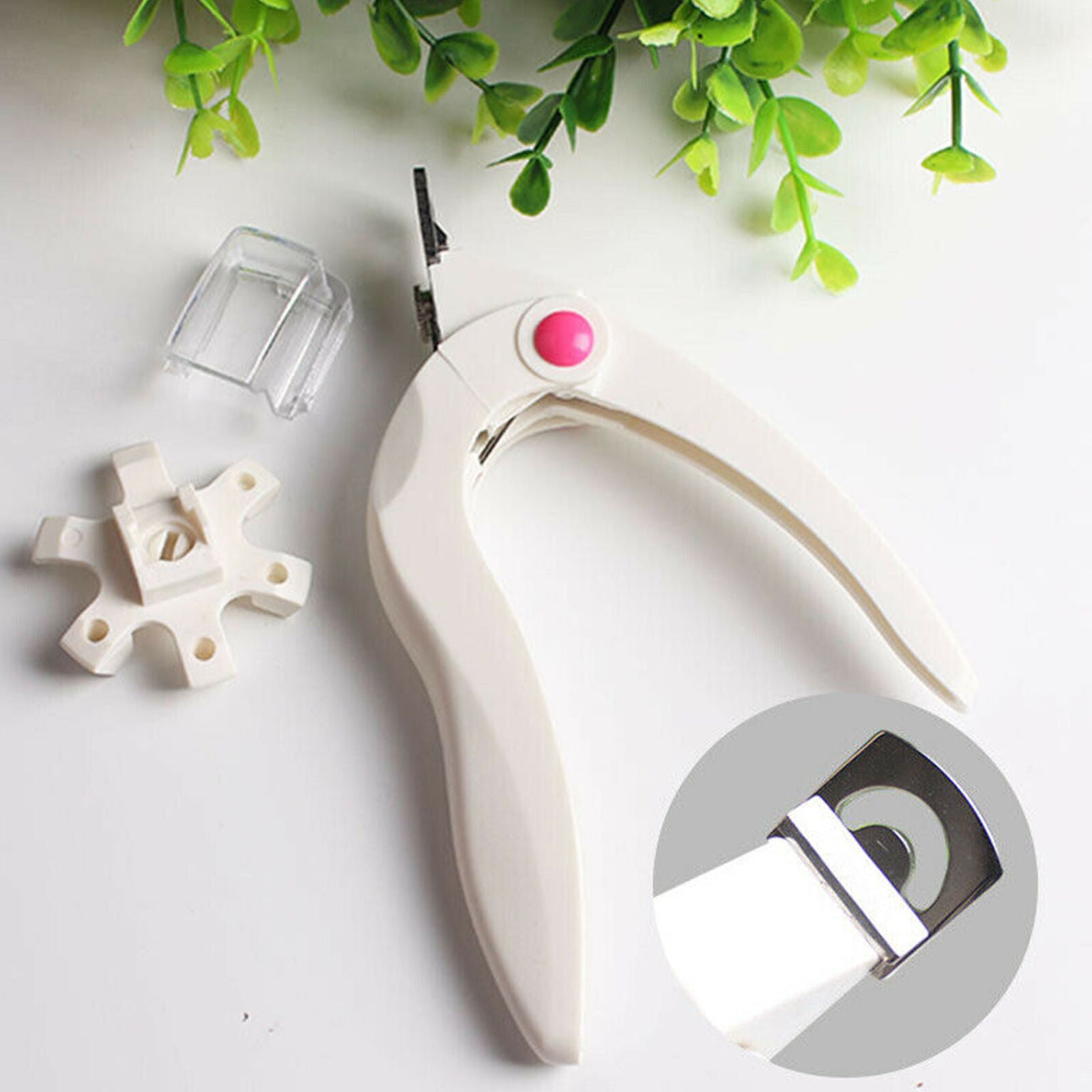 White False Tips Edge Nail Cutter Stainless Steel Nail Art Clipper Manicuring