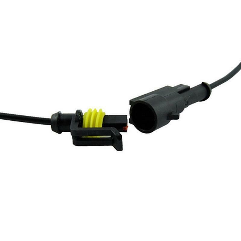 5sets of 1 Pin Way Car Sealed Waterproof Electrical Wire Auto Connector Plug Kit