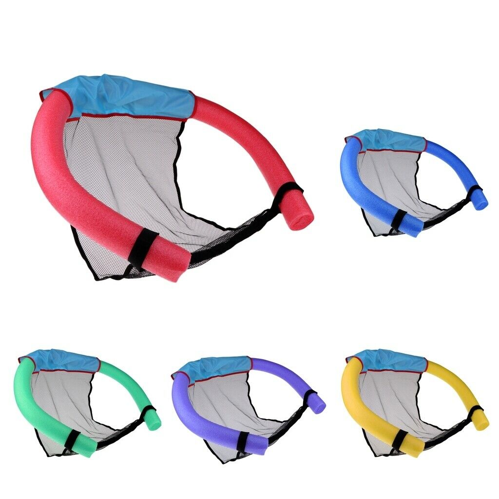 Swimming Pool Seat Noodle Sling Float Chair Net Amazing Bed Water - Purple, 6.5