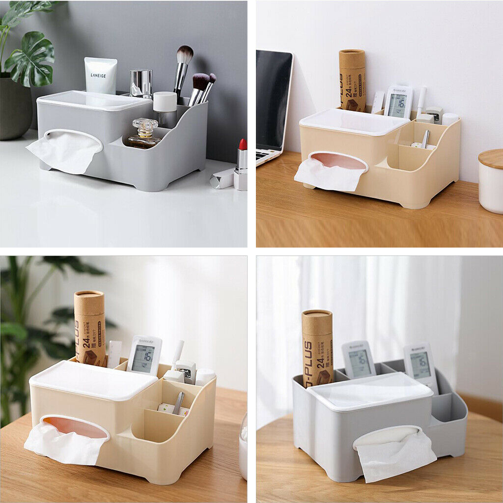2 Pieces Rectangular Face Towel Box Napkin Cover for Home Office Decorations