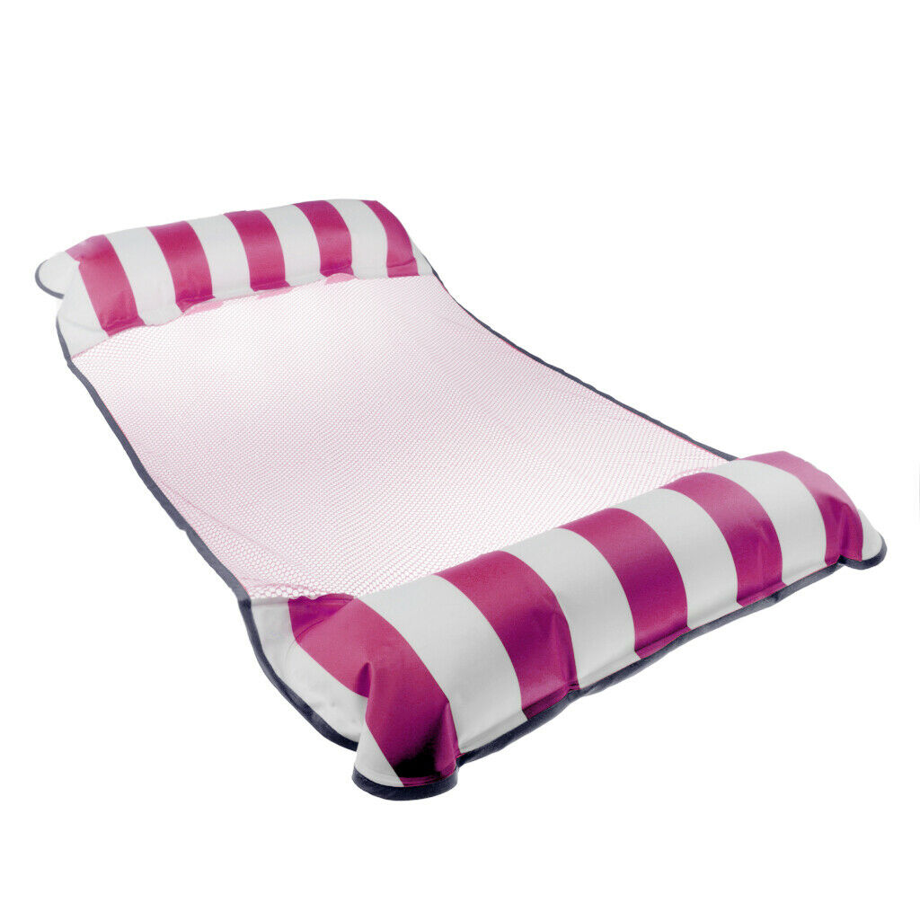 Water Hammock Floating Chair for Swimming Beach Family Pool Party Pink