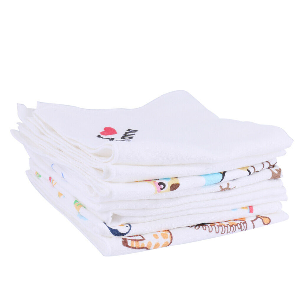 Baby Boy Girl Kid Child Toddler Infant Burp Cloth Bibs Cotton Saliva Towel 4