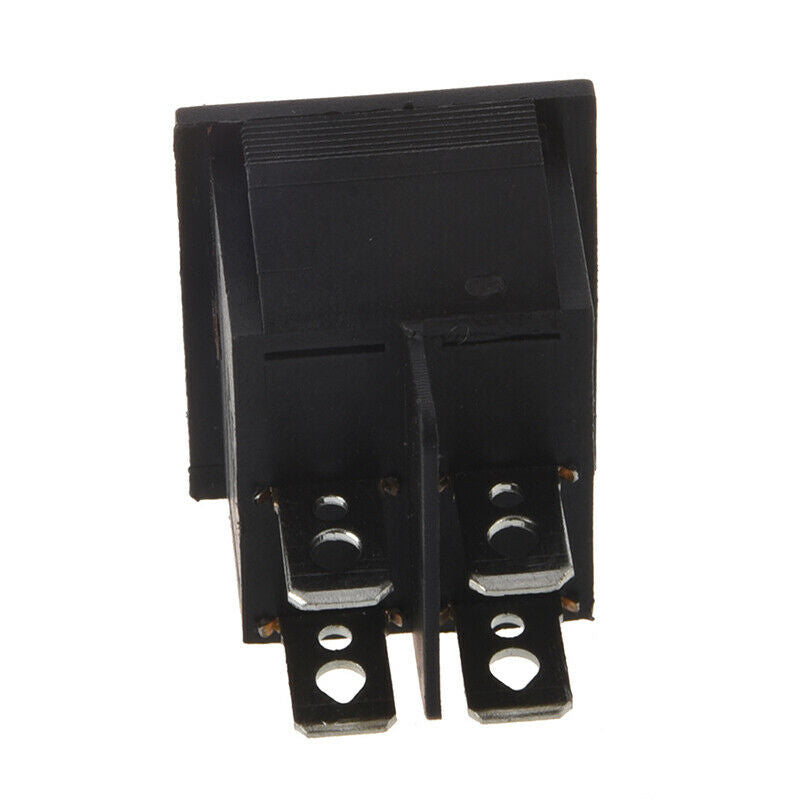 AC 250V 16A 4 Pin ON/OFF I/O 2 Position DPST Snap in Boat Rocker Switch 28x21mL6