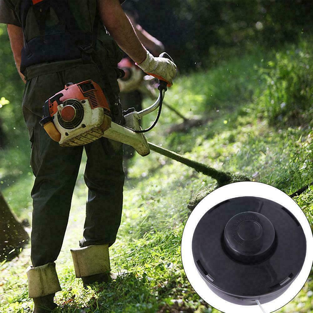 Double Line Aluminium Strimmer Trimmer Head String Grass Universal Brush new