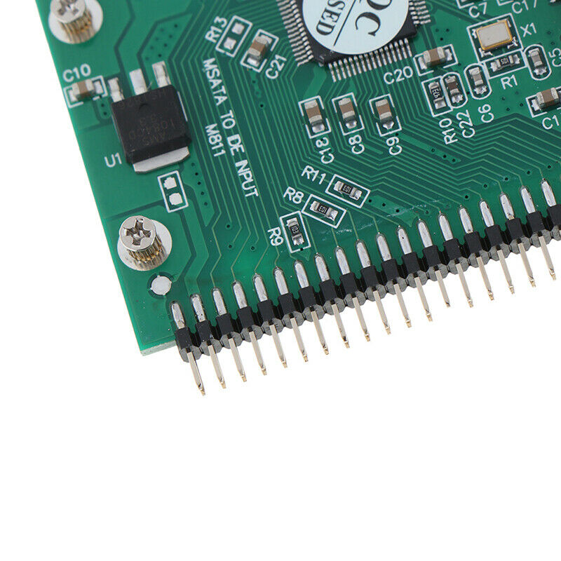 mSATA SSD To 44 Pin IDE Adapter mSATA IDE converter Card 2.5 Inch IDE HDHFFSDD