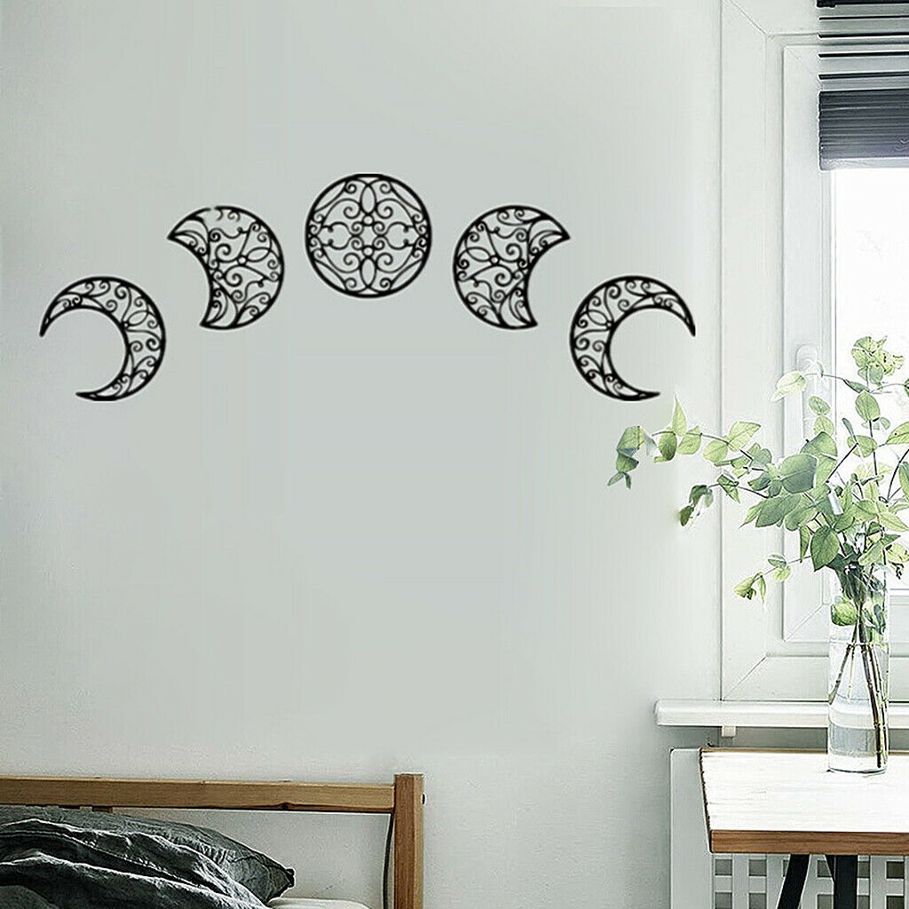 5pcs Indoor Hotel Home Living Room Bedroom DIY Party Wood Wall Decor Decals