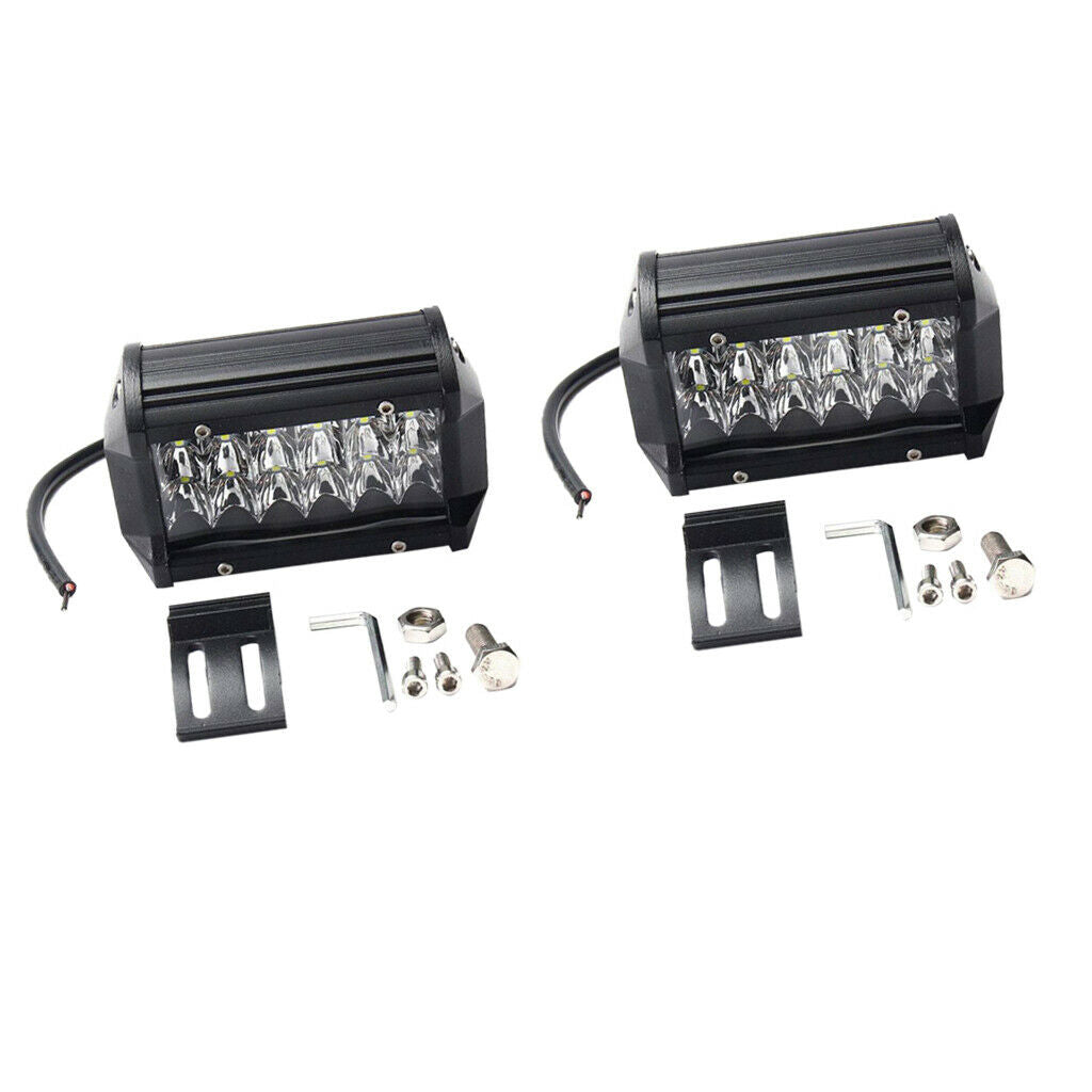 2 Pieces Universal LED Car Work Light Spot Beam Boat Driving Lamps  36W