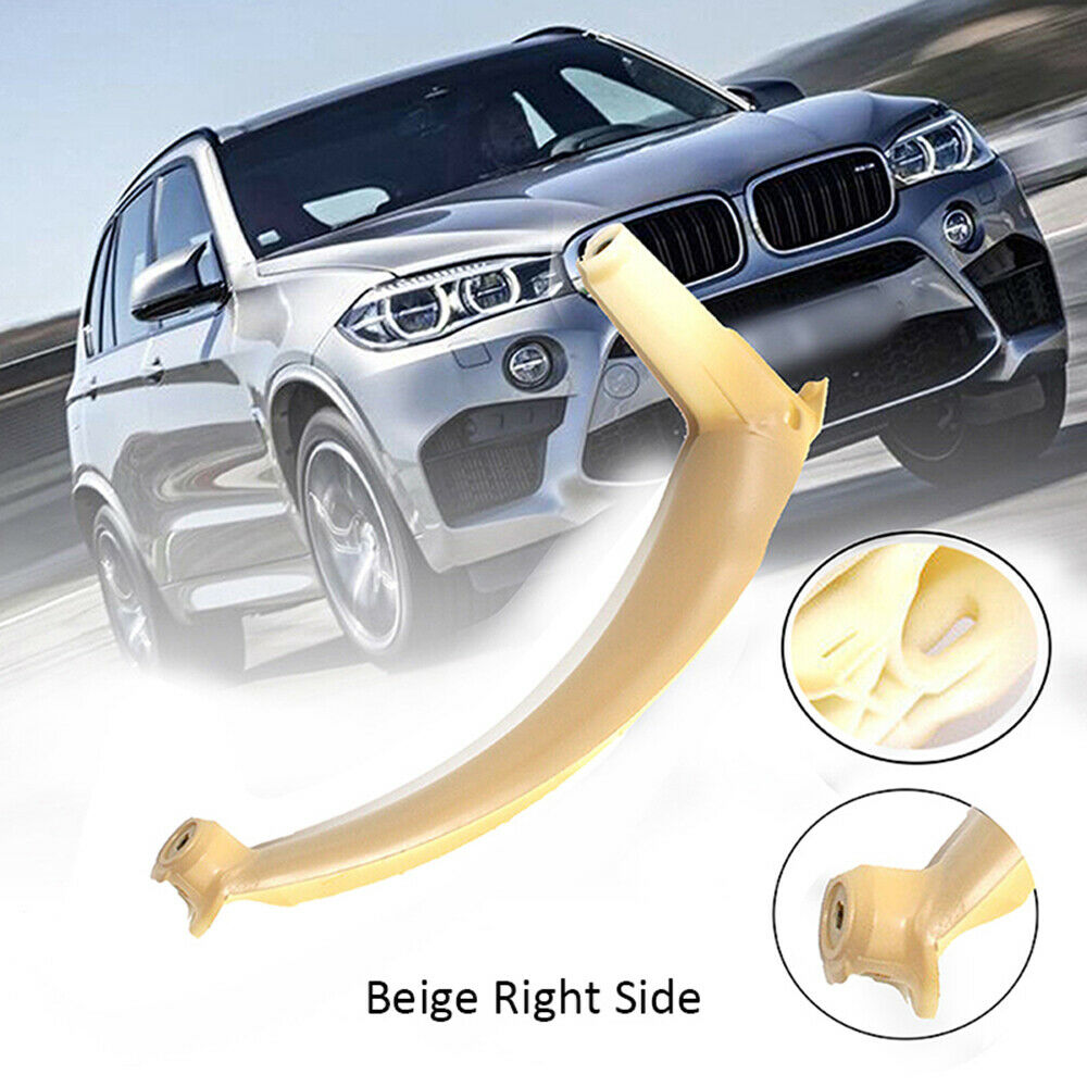 For BMW E70 X5 X6 07-14 Passenger Right Inner Door Panel Handle Pull Trim Cover