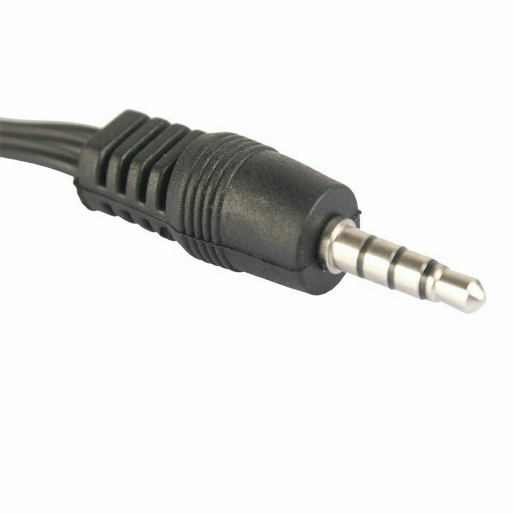Universal 3.5mm Jack to 3 RCA Phono AV Lead Wire -TV/DVD/VIDEO/CAMERA/CAMCORDER