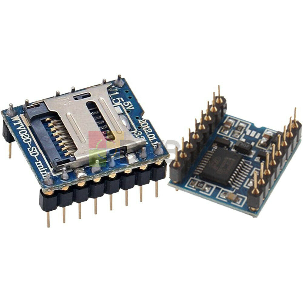 2PCS U-disk Audio Player TF SD Card voice module MP3 Sound WTV020-SD-16P arduino