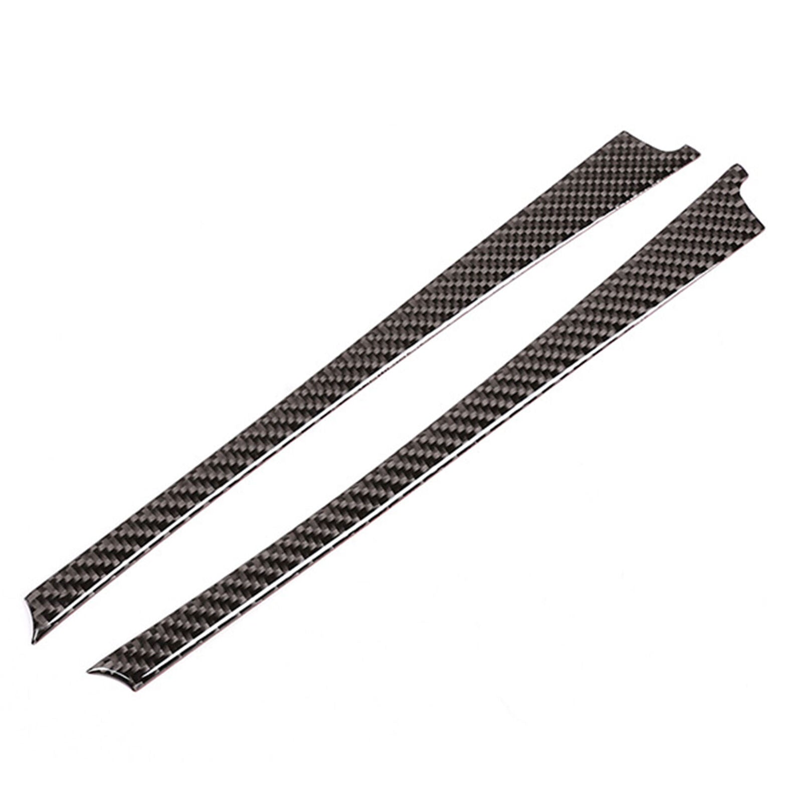 2Pcs For Mercedes-Benz C Class W204 07-13 Carbon Fiber Console Side Cover Trim
