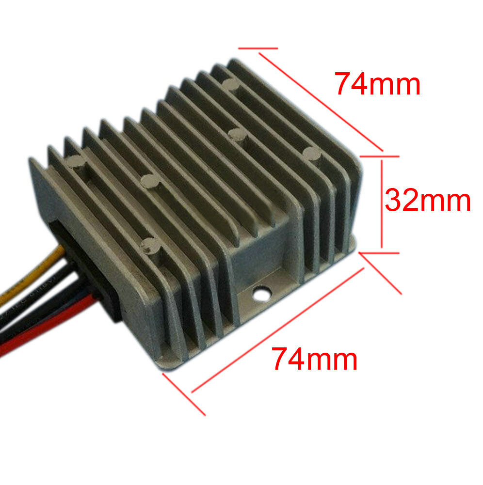 DC12V To 15V 15A 225W Step Up Power Supply Converter Regulator Waterproof 300g