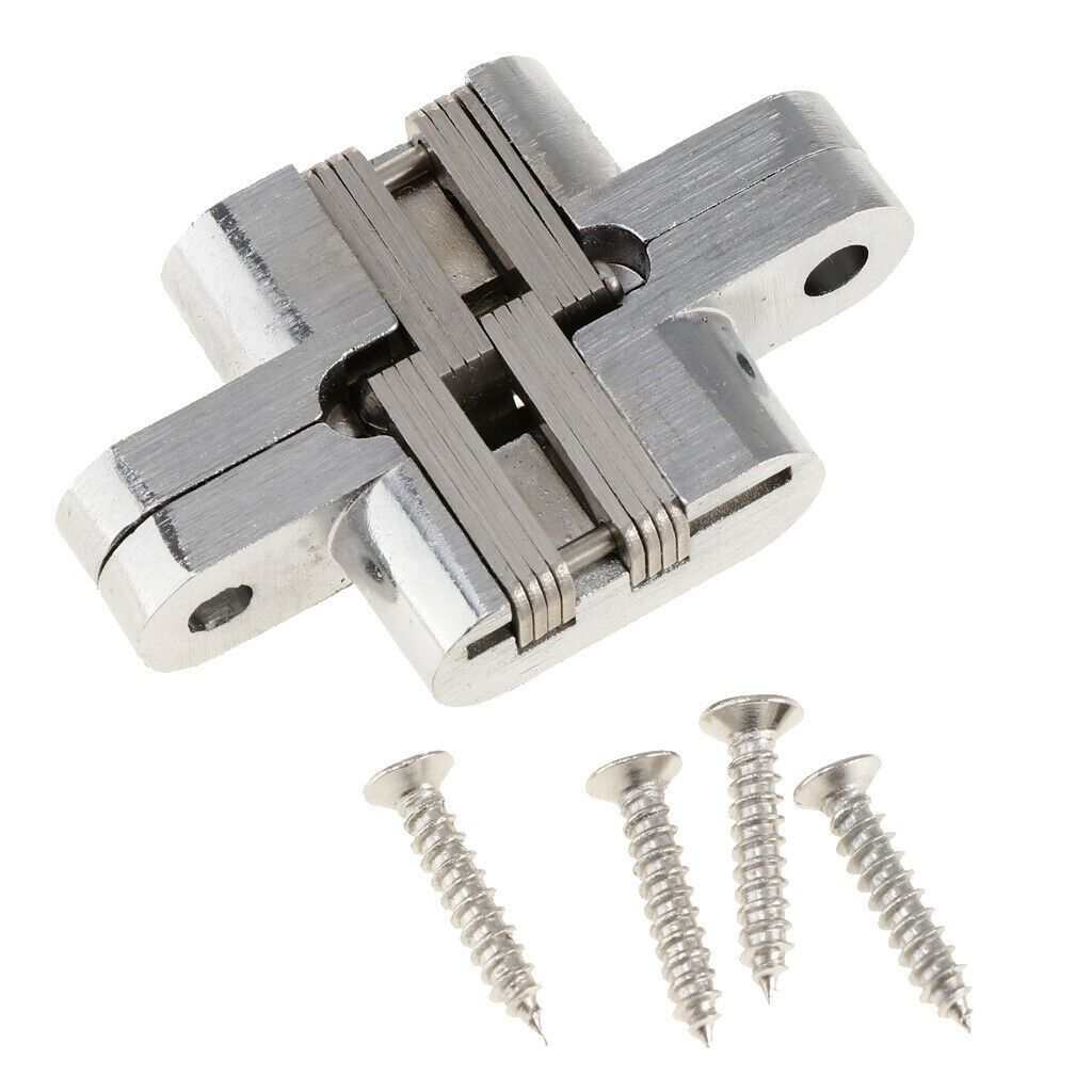 Heavy Duty Cross Hinges Invisible Folding Door Furniture Hinges 10kg Bearing