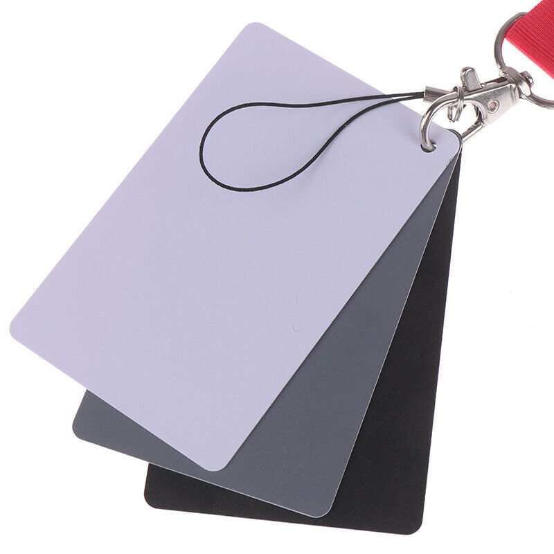 3In1 white black gray color balance card digital grey card nS.l8