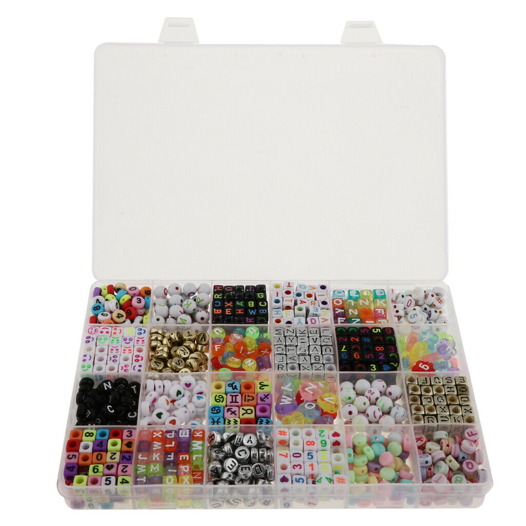 1650pcs DIY Beads Refill Beads 24 Shapes And Colors