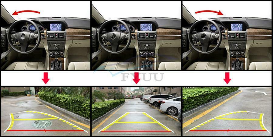 Dynamic Trajectory Rear View Parking Camera For Mercedes Benz C W204 C180 C200
