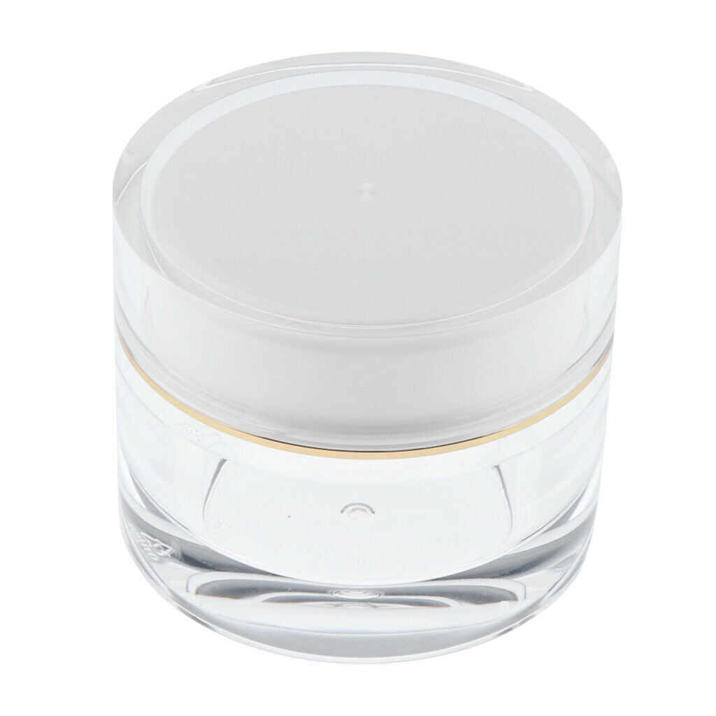 2pcs/set Plastic Empty Loose Powder Puff Case Face Powder Blusher Makeup