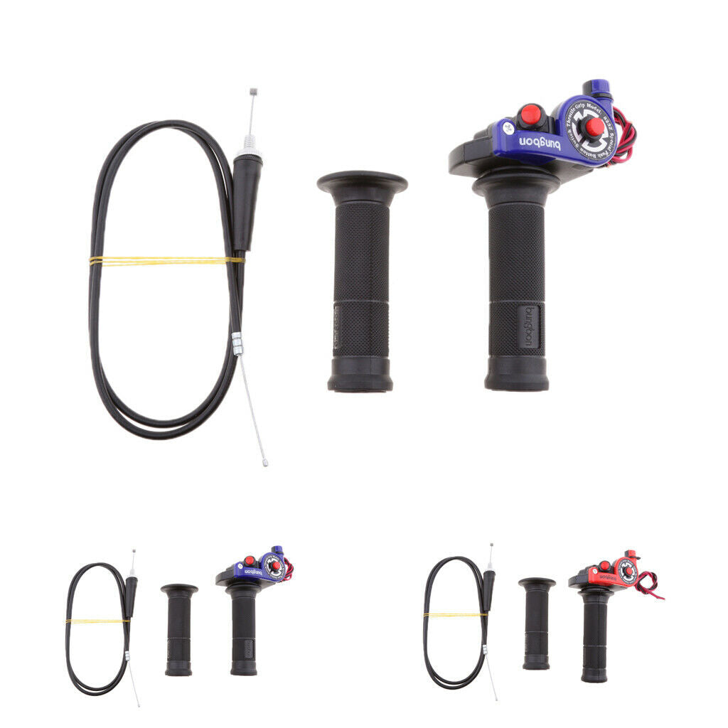 1 Pair For 125 140 150cc Motor Pit Bike Quick Action Twist Throttle Grip Cable