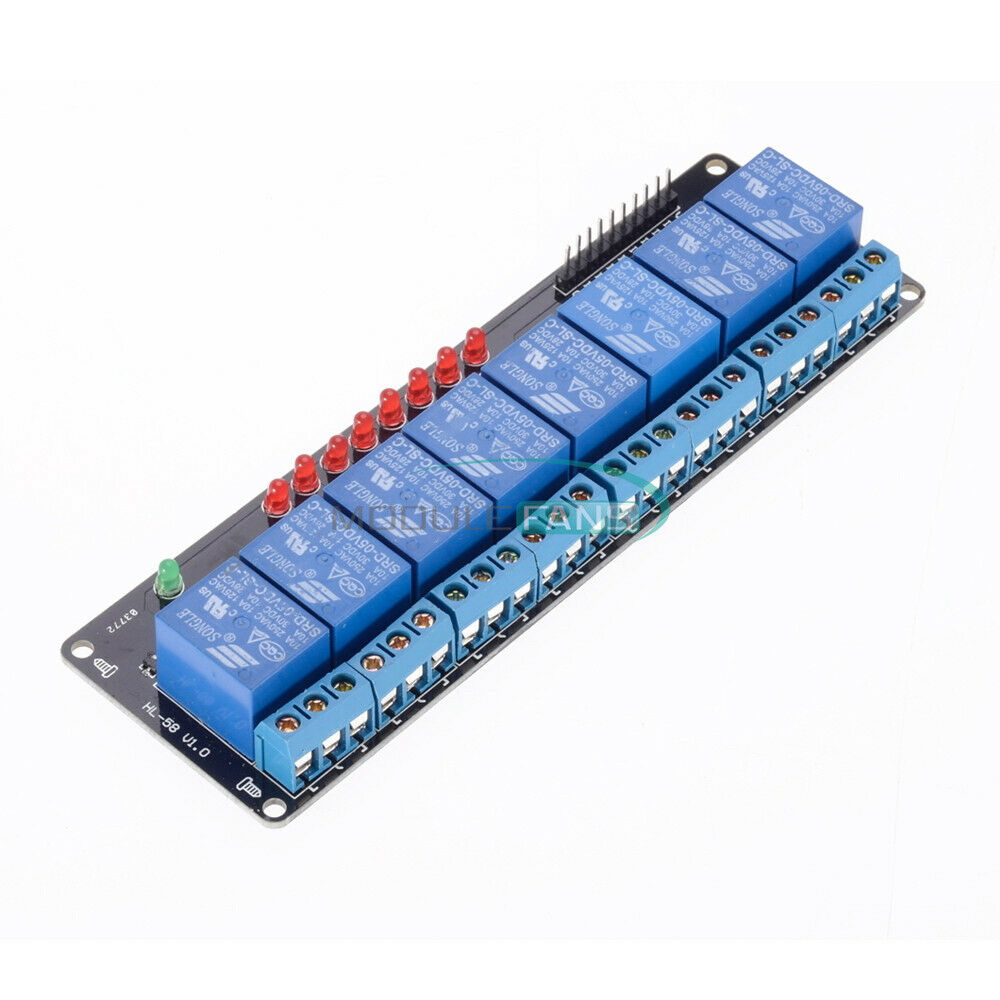 5V 8-Channel Relay Module Shield For Arduino Uno Meage 2560 1280 ARM AVR PIC DSP