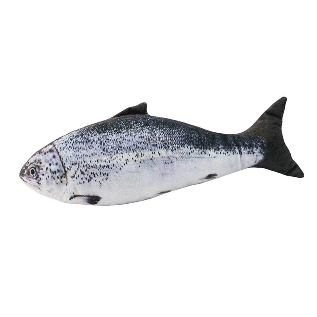 2pcs Cats Kitten Electric Fish Toys Realistic Cat Kicker Toys For Cat Salmon