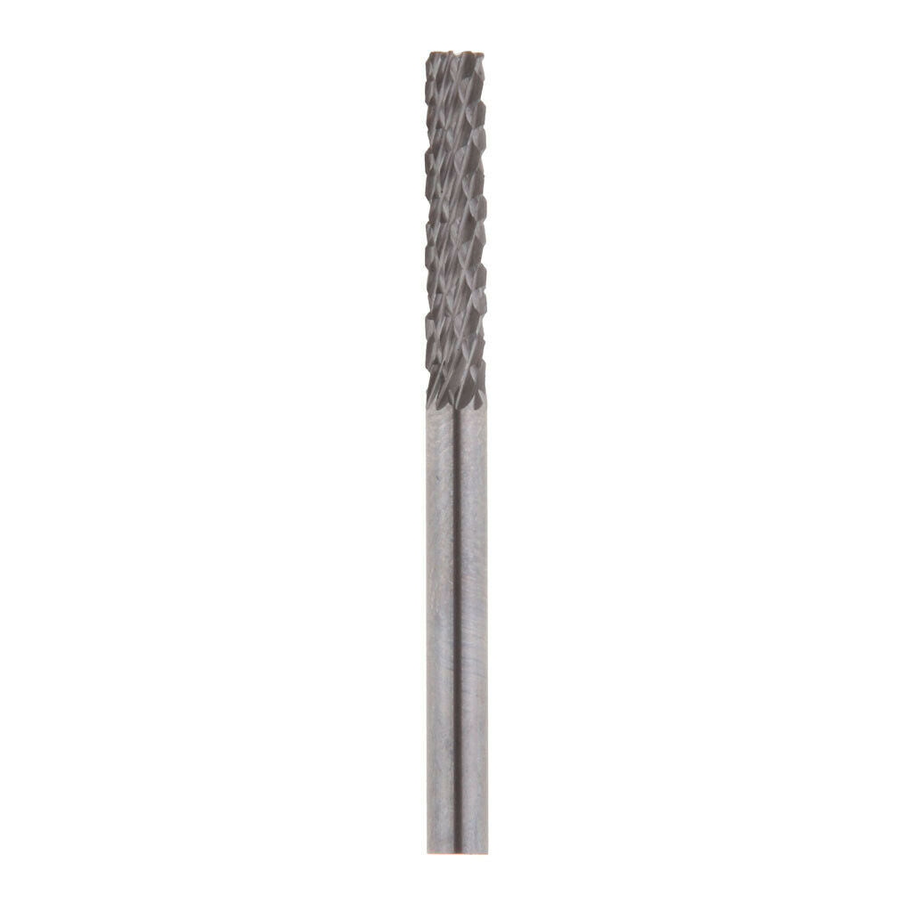 4pcs File Rotary Burr 6mm Tungsten Double-groove Carbide Point Burrs 3x3mm