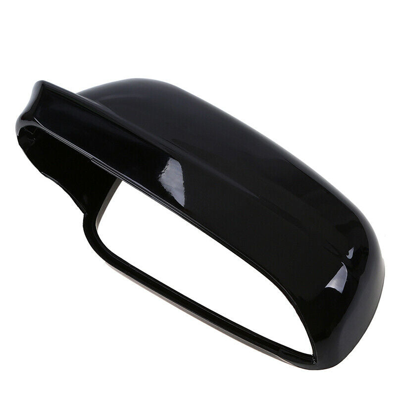 Left Driver Side Rear ViewÂ Mirror Cover Gloss Black For VW Golf MK4 2000-2007
