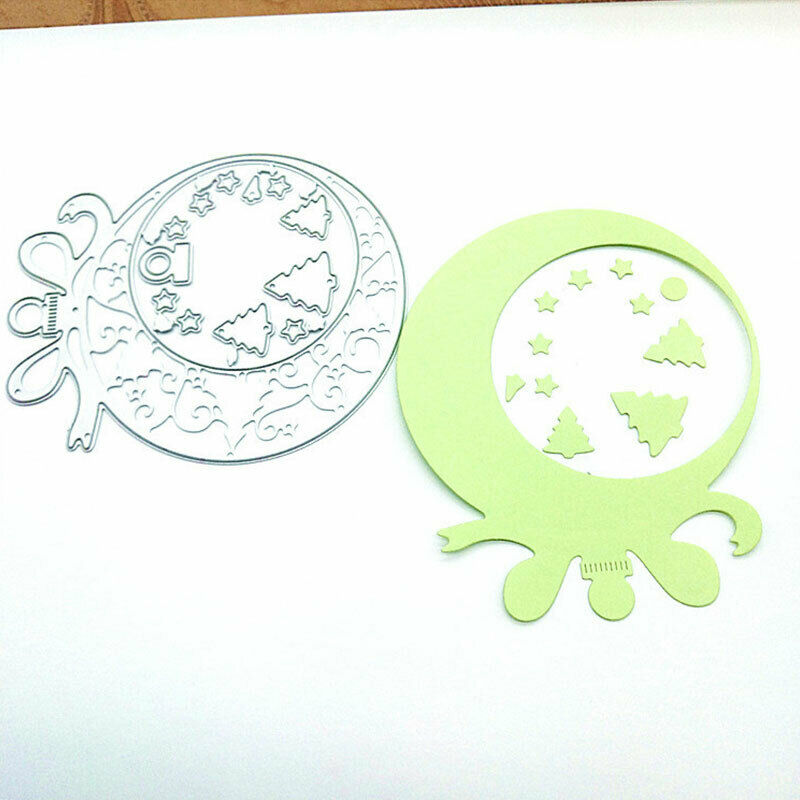 Christmas Cutting Dies Scrapbooking Die Stencil Mold Metal Craft Elk Embossing