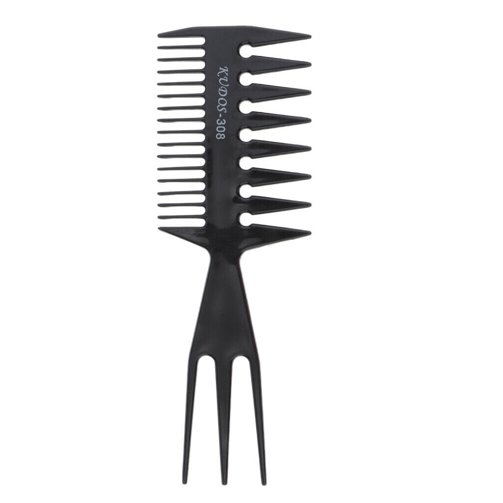 2 Pieces Afro Kinky Hair Styling 3 in 1 Multifunctional Insert Comb