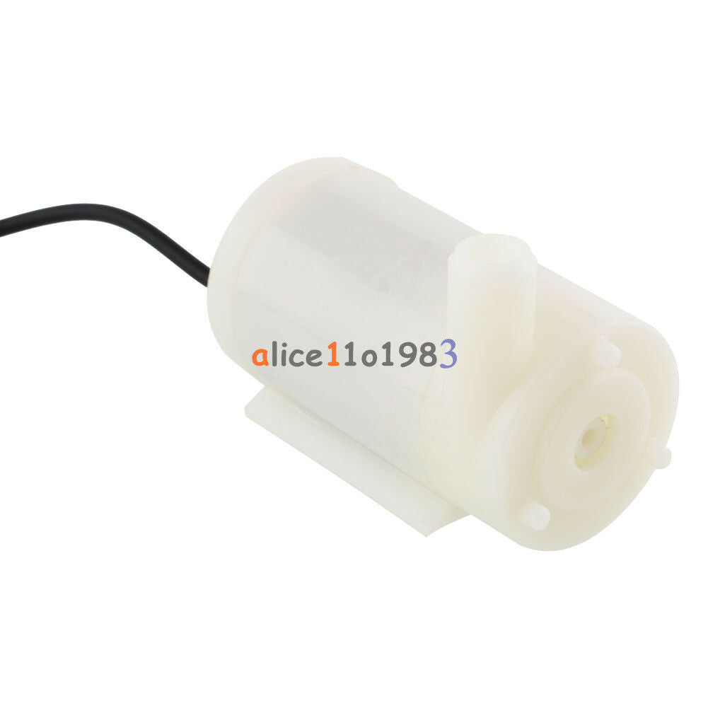 2PCS Ultra-quiet Mini DC 3-6V 120L/H Brushless Motor Submersible Water Pump New
